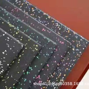 Gym indoor wear-resistant shock-absorbing rubber floor mat, indoor composite rubber floor, sound insulation and non-slip
