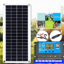 �羳����10W18V����̫���ܰ�˫USB���¶Ӫ��ɽ��������������