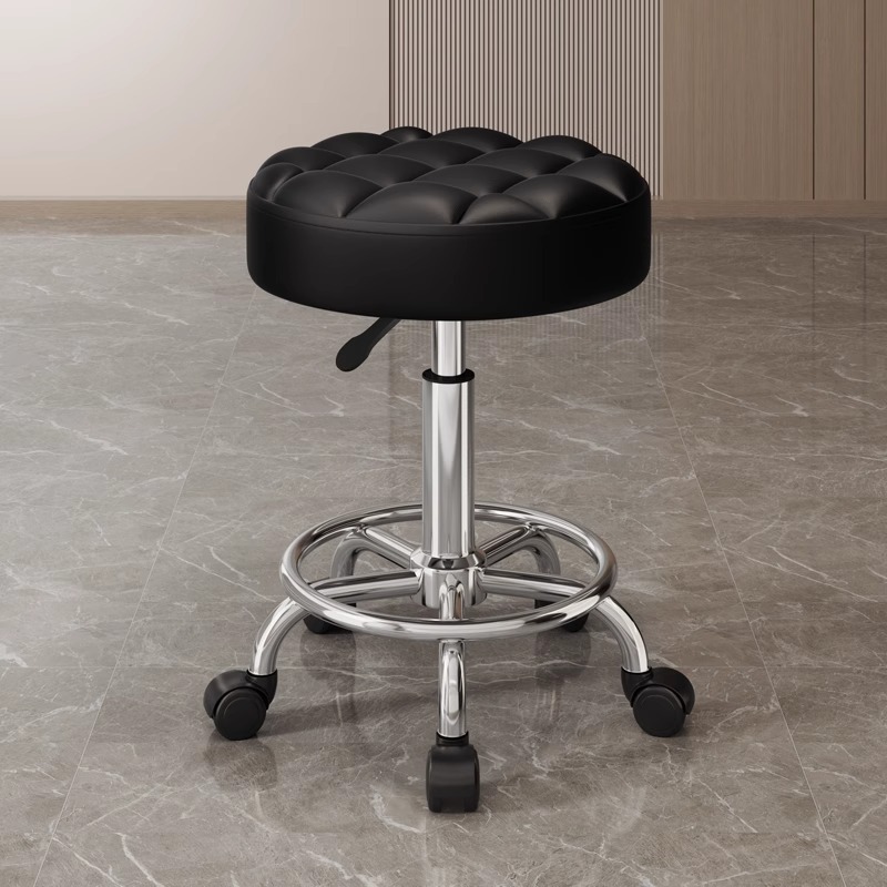 美容スツール、美容室専用昇降回転滑車、理髪用大型作業スツール、理髪店家庭用ネイリストチェア
