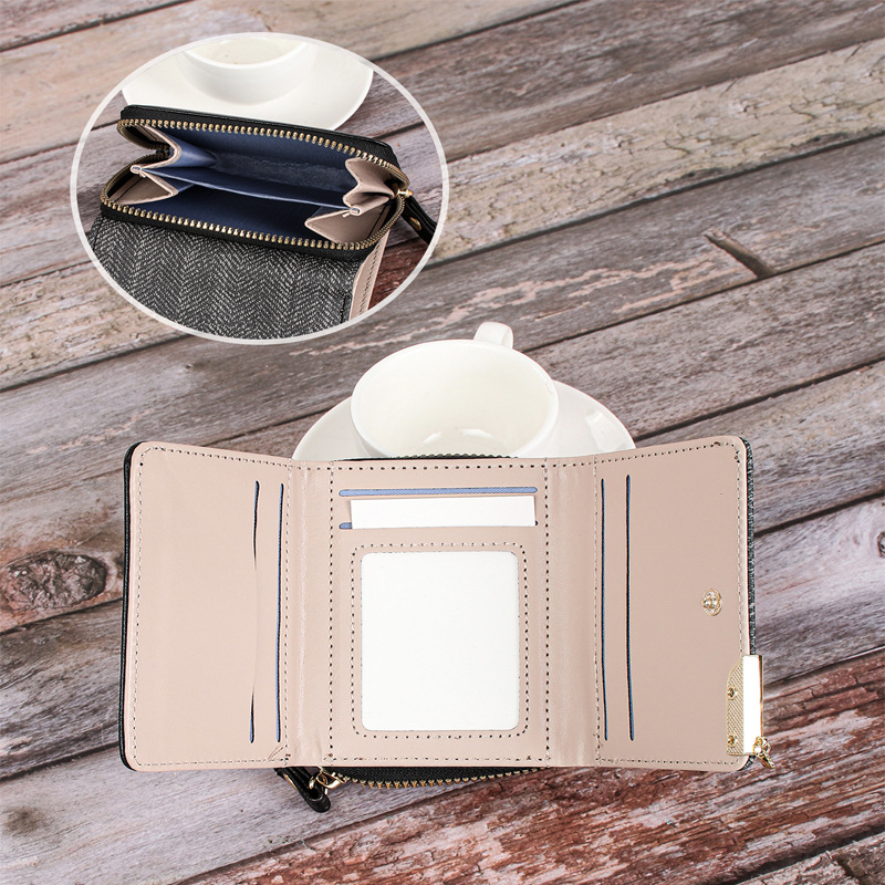Casual, Daily Occasion Women's Solid Color Pu Leather Zipper Wallets