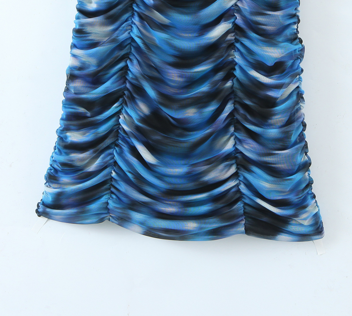 winter folds tie-dye printing dress NSAM20671