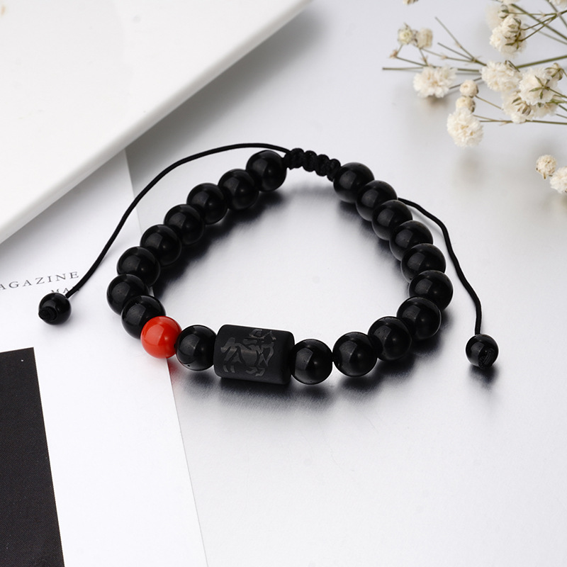 Fashion Constellation obsidian Handmade Bracelets 1 Piece