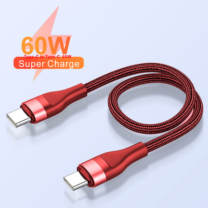 66W aluminum alloy PD data cable for Apple Huawei Type-C 6A PD fast charging flash short 0.25M1M2M 66W aluminum alloy PD data cable for Apple Huawei Type-C 6A PD fast charging flash short 0.25M1M2M