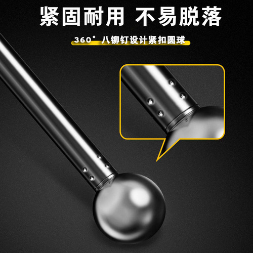 Deli DL452002 hollow hammer for home inspection, teacher's cane, meeting stick, tapping tiles to detect hollow sounds.