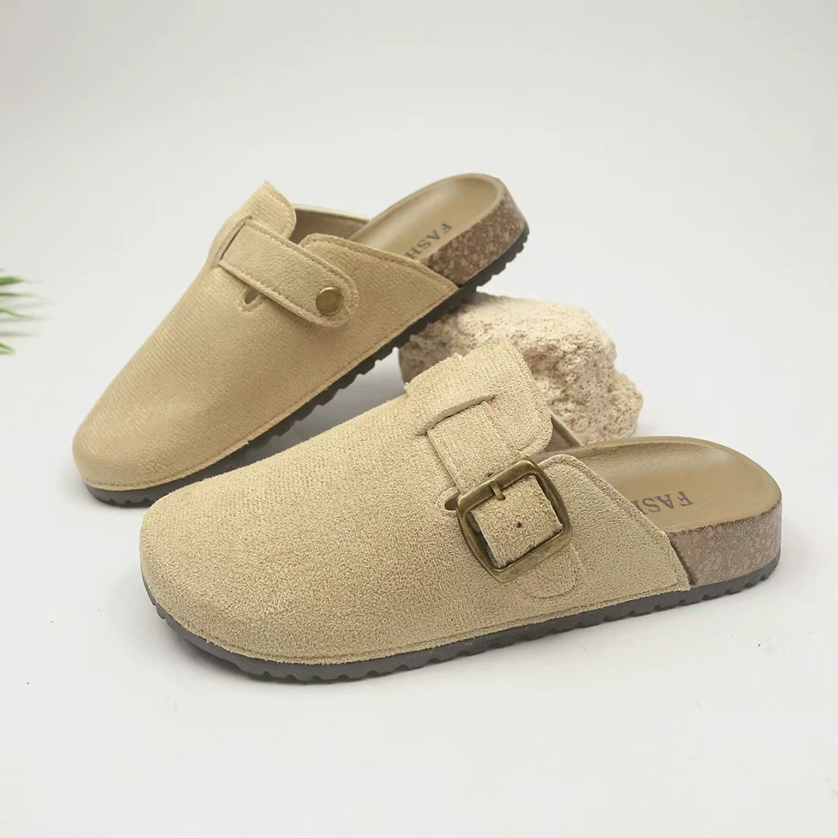 Обувь Birkenn body body body body body new 2025 новая весна, лето, толстая подошва, пробка, булочка, полутолщая, чтобы носить обувь Borgenk