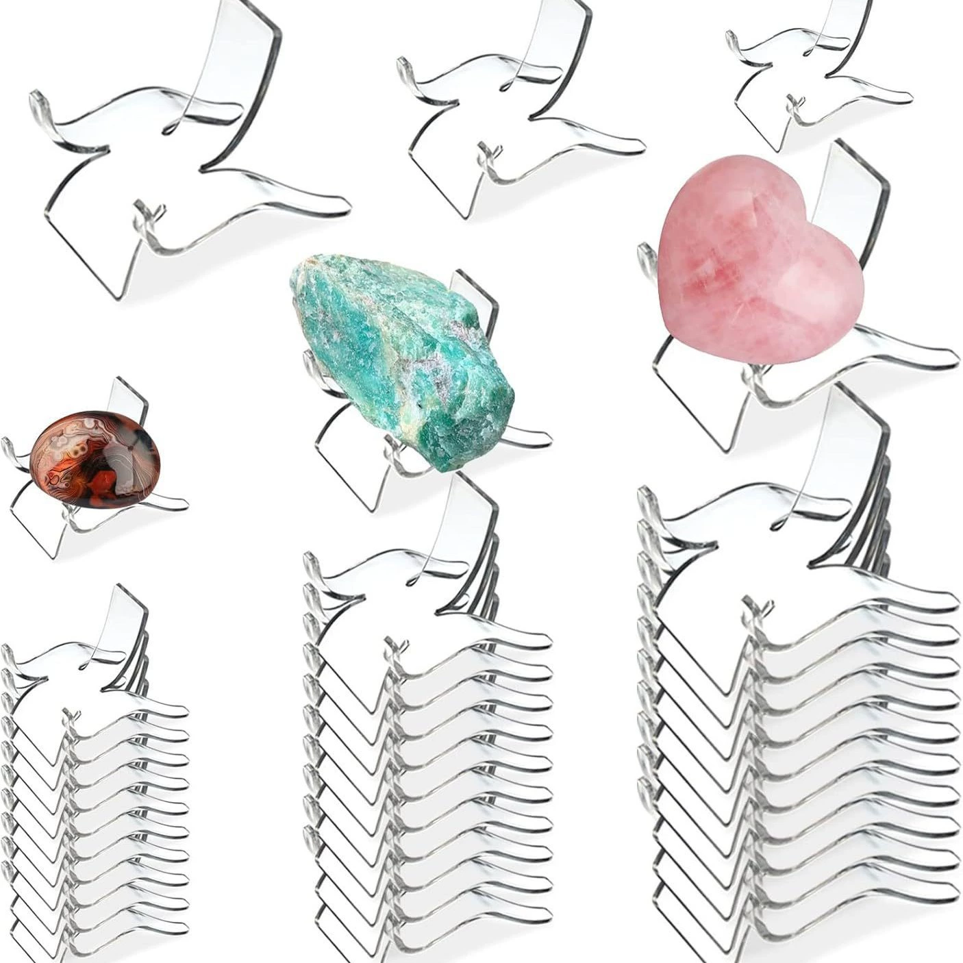 Трансграничная скалистая витрина прозрачная витрина мольберная база прозрачная акриловая подставка для витрины коллекции держатель