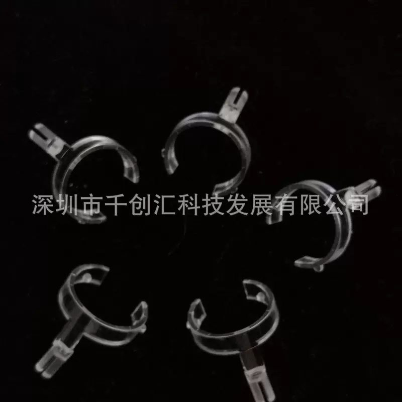 Acrylic ring, transparent stand, plastic accessory