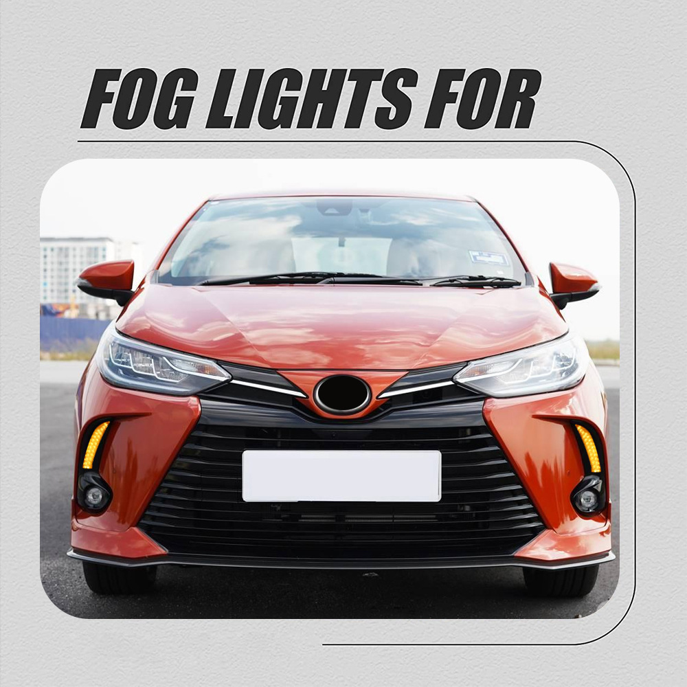 Aplicable a Toyota 20 / 21 / 22 Nuevo conjunto de luz de niebla LED de Vizi modificado luz de conducción diurna luz parachoques delantera image 4