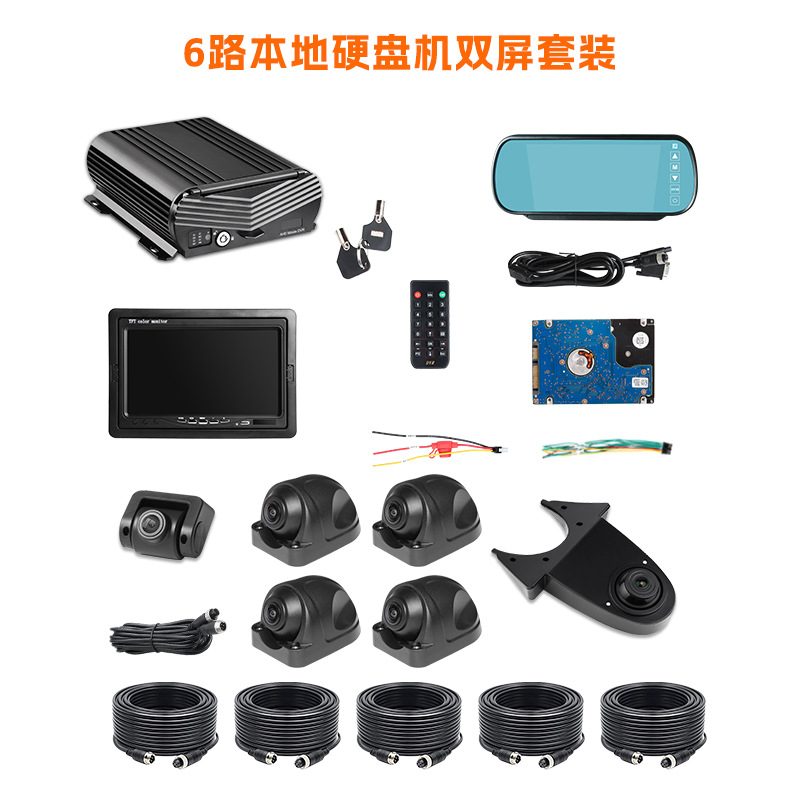 Dual screen six-channel local hard drive