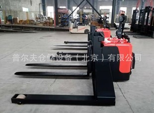 Wide outrigger cross-leg station driving electric pallet truck electric ground cow heavy double-sided pallet is available