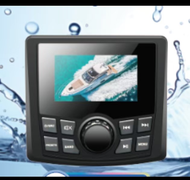 Waterproof Amplifier for Yacht and Motorboat Sauna with Mp3.Mp5, Radio, Portable Speaker, and Bluetooth Connectivity