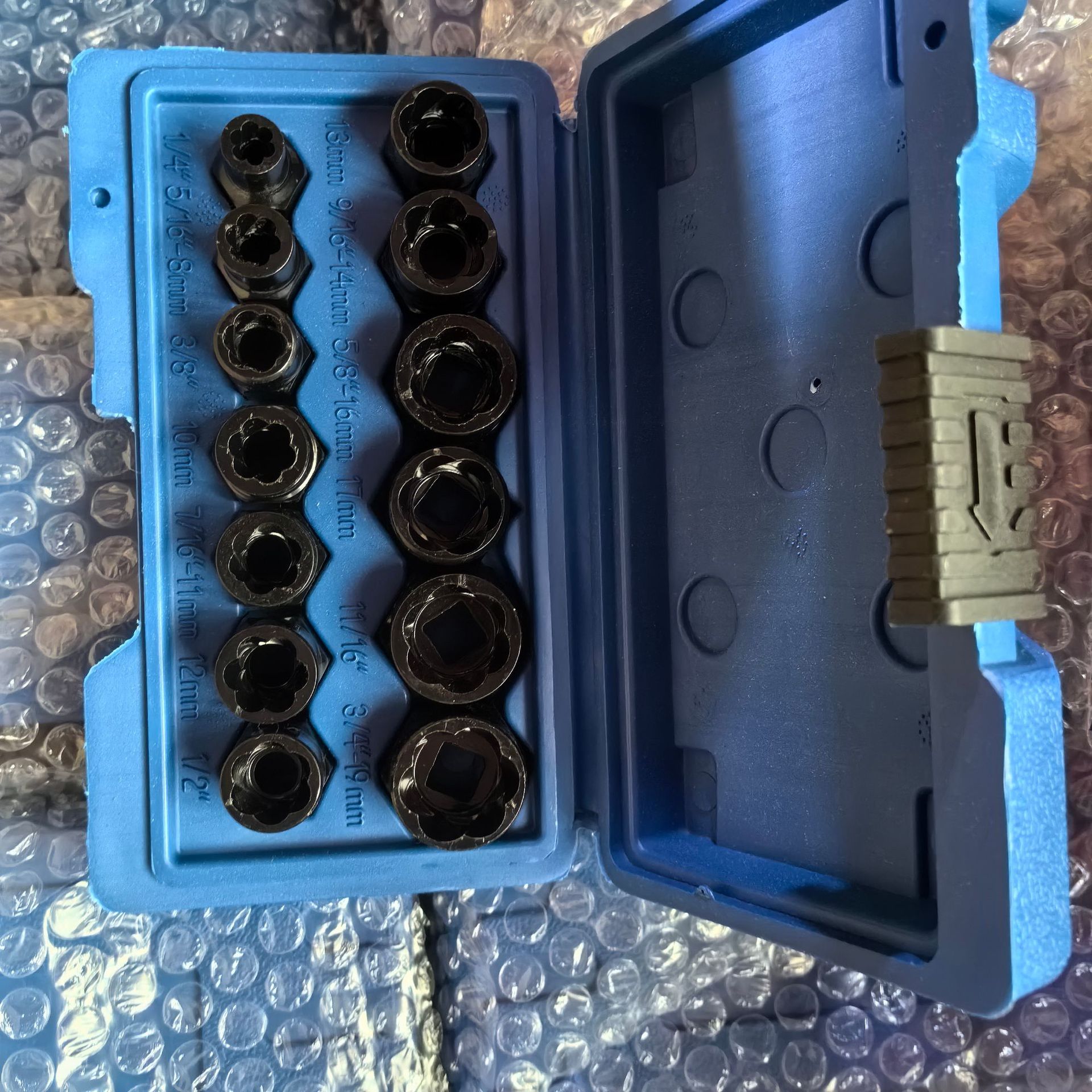 13 Unid electroforesis Extractor de pintura extractor de tornillo roto tornillo de cabeza rota herramienta de eliminación de perno hexagonal