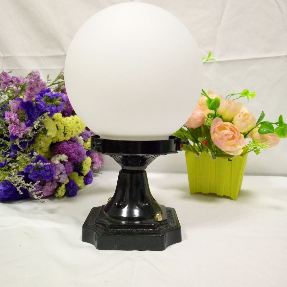 LED 공 전등 150MM 아크릴 방수 비 깨지기 쉬운 울타리 실내 및 실외 조명 전등