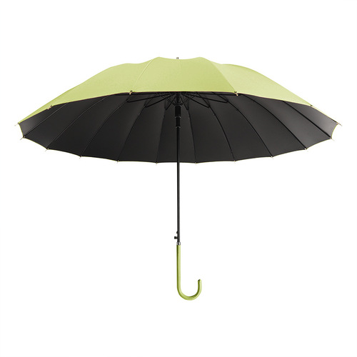 Bulk wholesale umbrellas, rain or shine long-handled umbrellas, vinyl 16-rib straight umbrellas, small fresh ladies parasols