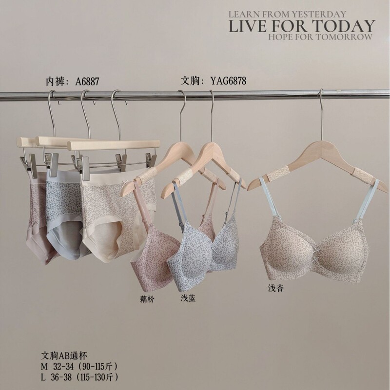 YAG6878 Retro Milk Coffee Leopard Print Bra Set with Adjustable Straps, Low-Saturation Milk Leopard Print Bra Lingerie YAG6878 Retro Milk Coffee Leopard Print Bra Set with Adjustable Straps, Low-Saturation Milk Leopard Print Bra Lingerie