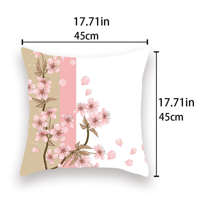 北欧の新型ファッション田園小清新花模様創意家庭ソファー抱き枕カバー卸売り|undefined