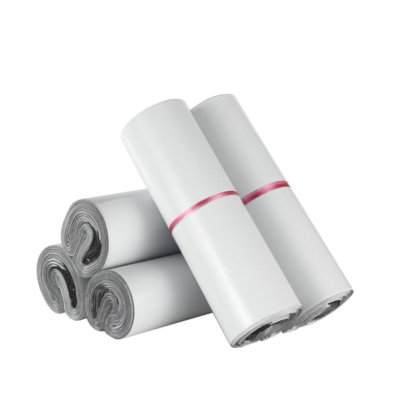 Venta al por mayor PE nuevo material blanco expreso bolsa SF Express bolsa logística embalaje bolsa impermeable bolsa de plástico imprimible