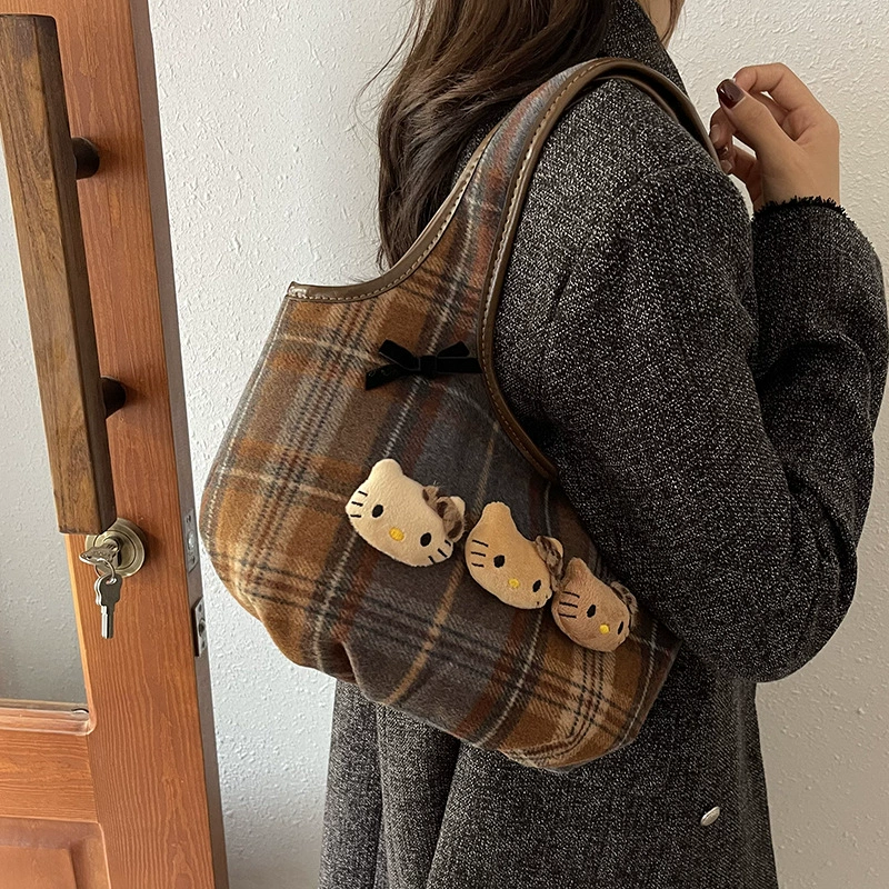 Demi-season shoulder bag, handheld one-shoulder bag