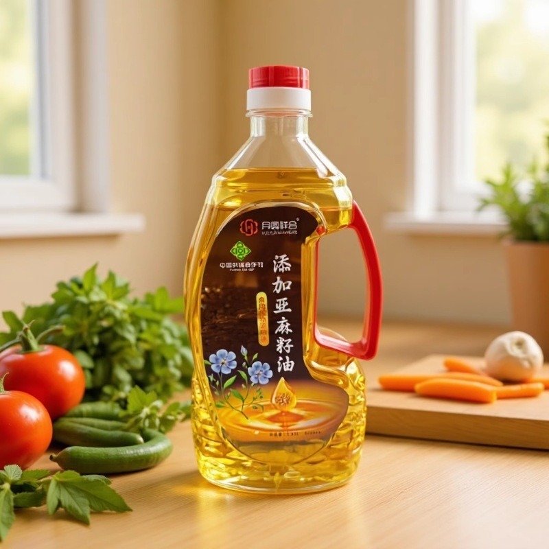 厂家供应稻米油1.25l桶装亚麻籽山茶橄榄油家用玉米油开业随手礼