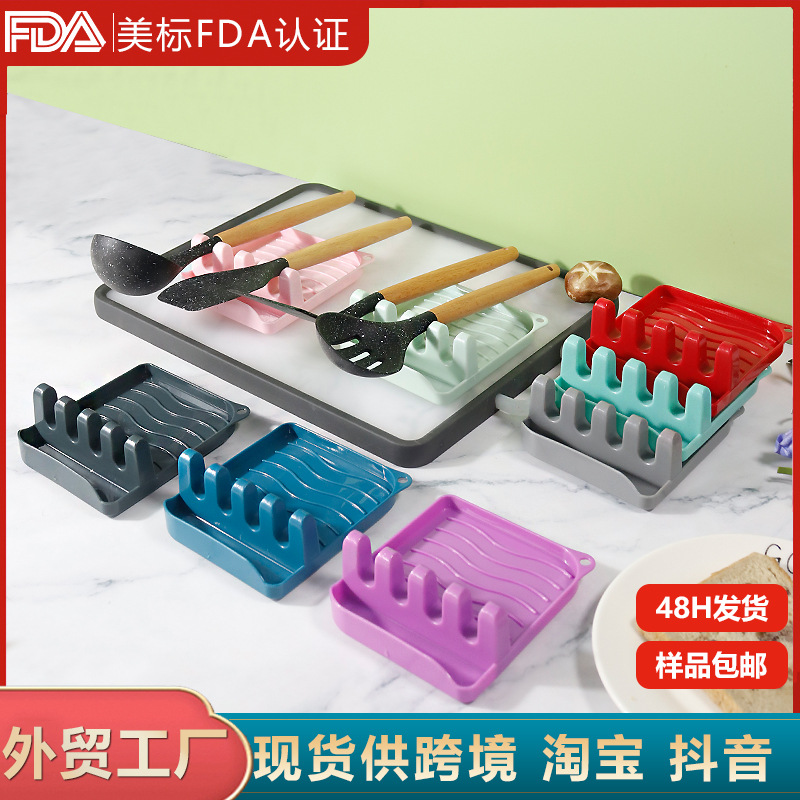 Kitchen kitchenware holder color spatula soup spoon rack tableware spoon rack household kitchenware drain rack in stock wholesale