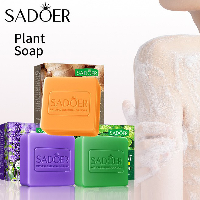 国境を越えた貿易 SADOER オレンジ エッセンシャル オイル ソープ サマー クレンジング 洗顔 バス 手作り石鹸 石鹸卸売|undefined