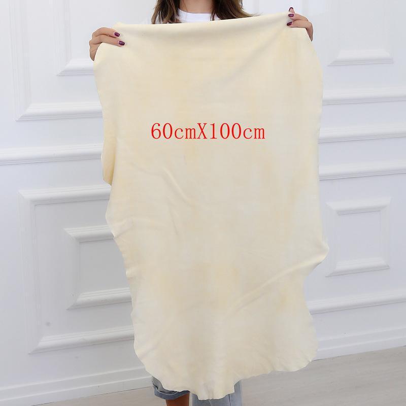 Car Cleaning Chamois Cloth, Suede Cloth, Natural Large Size Car Wash Supplies, Absorbent Car Cleaning Cloth, Wholesale Cross-Border Quick-Drying Towel
