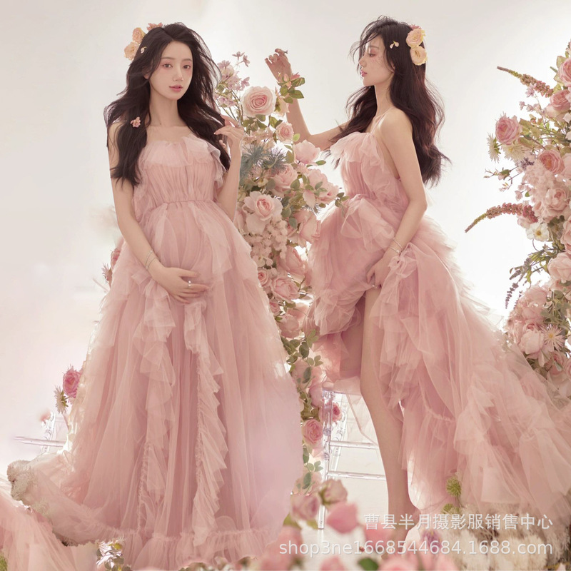 Maternity Photo Clothing New Artistic Photograph at Home Fashion Super Fairy Photo Studio Pregnant Women Photograph Photo Dress