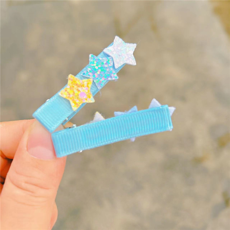 Simple Style Star Glitter Hair Clip display picture 5