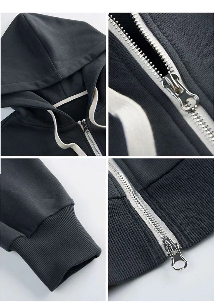 ActiveGo Sports Casual Suit Women Autumn Winter 2024 New Fashion Hong Kong Style Retro Wide Leg Pants Sweatshirt Two Piece Set_desvips.com