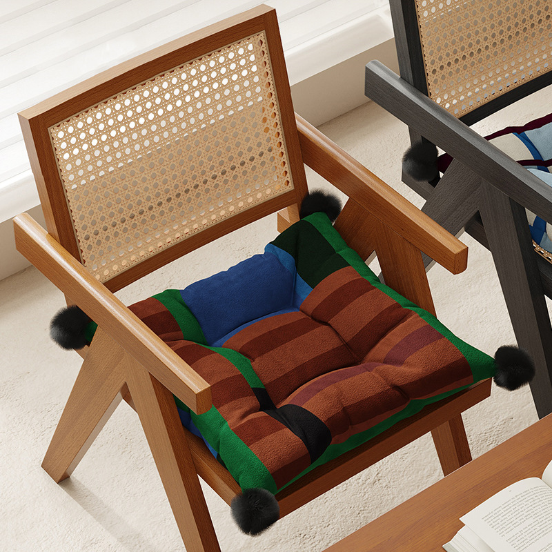 Simple retro americano asiento de asiento de comedor casero invierno invierno caliente aislamiento de aluminio dormitorio asiento de sala de aula cojín