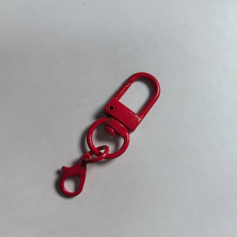 カラフルなペイント U 字型ドアバックル + ロブスタークラスプ diy 人形ぶら下げバックルバッグぶら下げチェーンバックルキーホルダージュエリーアクセサリー|undefined