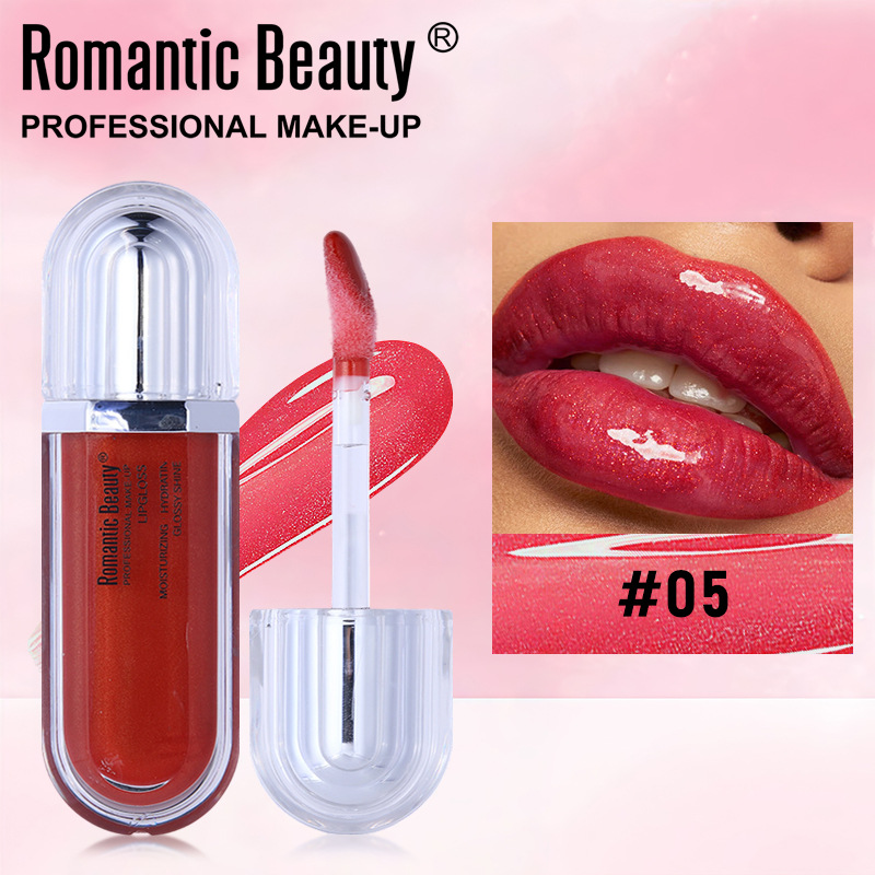 Esmalte labial perla transfronterizo espejo duradero brillo de labios líquido líquido líquido de color no es fácil de desvanecerse maquillaje de color mujer