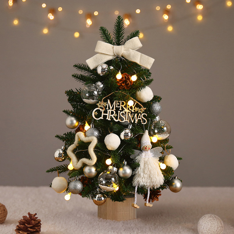 Shengyuan Hot Sale DIY Desktop Set de árbol de Navidad Decoraciones de Navidad Hotel Salón Decoraciones de ventanas domésticas