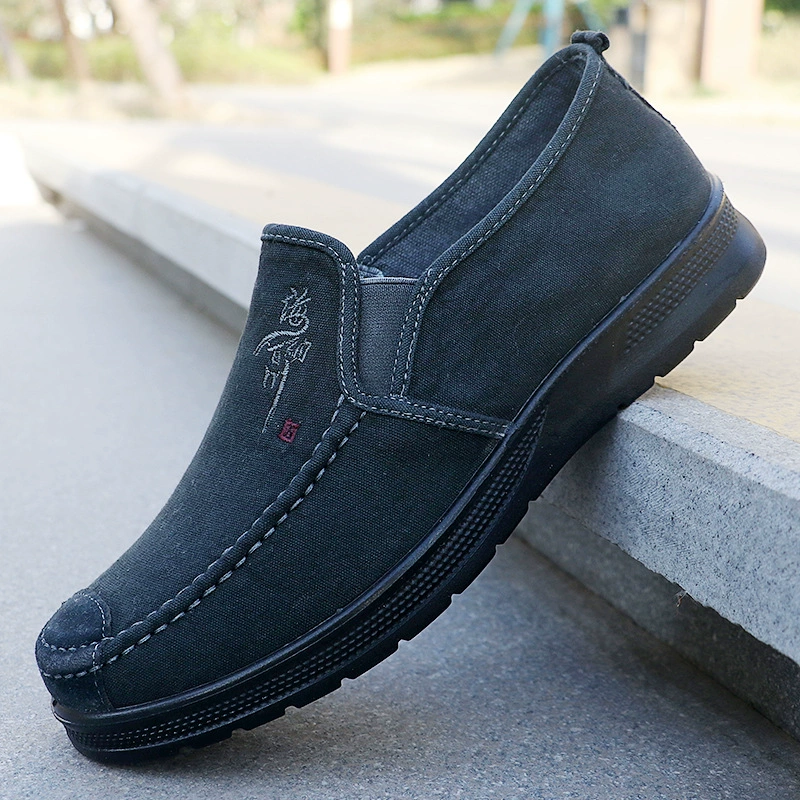 Мужские Slip-On кроссовки, верх из полиуретана, повседневные рабочие и спортивные кроссовки, размеры 39–44