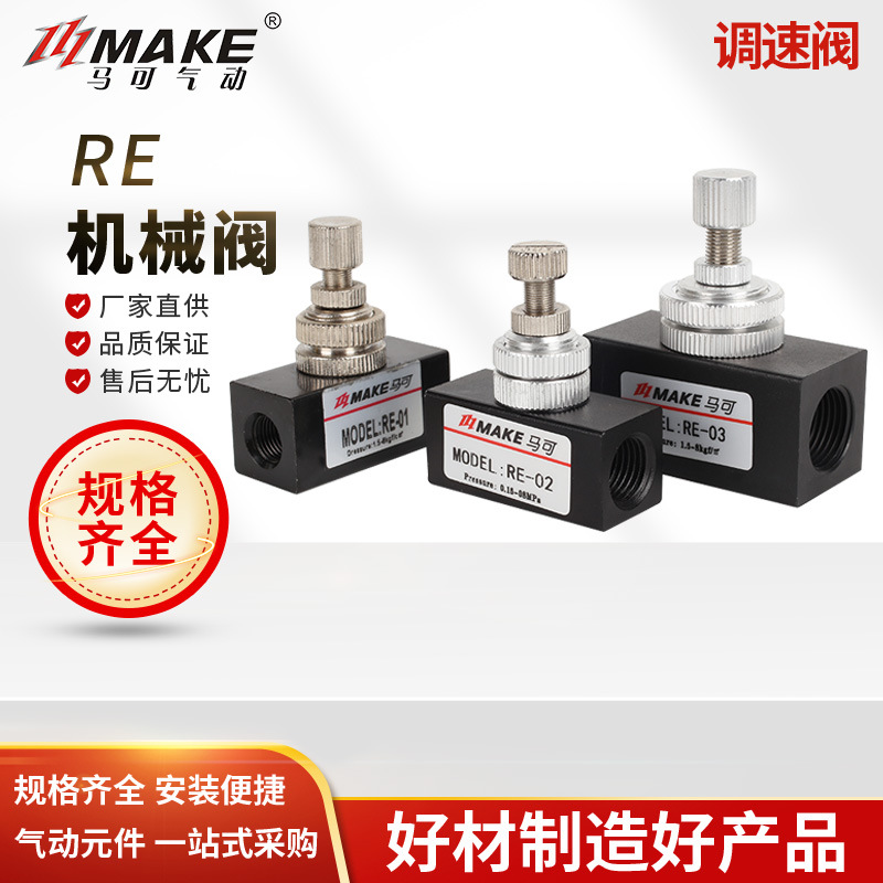 MAKE马可 RE系列 单向节流阀RE-02/03/04