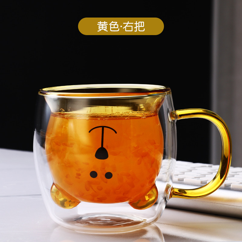 Oso amarillo con mango