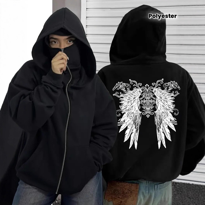 Popular Fashion Hoodie Zipper Sports Sweatshirt Jacket for Men and Women, Spring, Autumn and Winter Velvet Double Hooded Sweatshirt for Men