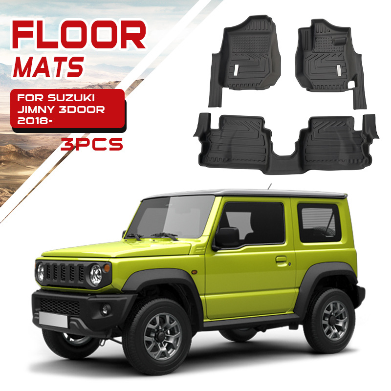 Adecuado para alfombrillas de coche Suzuki Jimny alfombrillas impermeables especiales para alfombrillas Suzuki Jimny Floor Mat