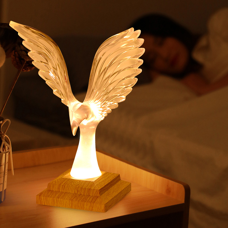 crystal Eagle Table lamp originality led Acrylic charge touch Birds Aromatherapy bedroom Bedside Atmosphere Night light