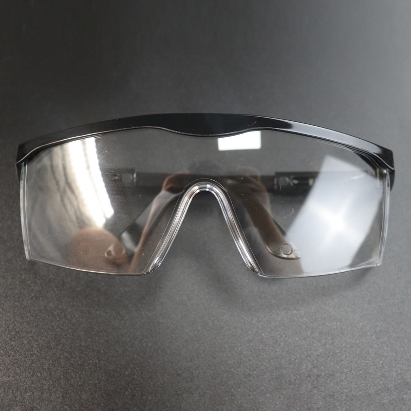 Factory-provided construction site anti-wind, anti-dust, anti-fog, anti-impact transparent high-definition PC adjustable safety protective goggles