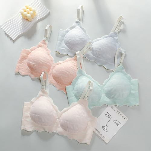 Nursing bra, maternity underwear, pregnancy special postpartum breastfeeding comfortable bra, spring and summer no steel ring thin bra