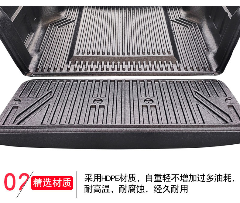 Great Wall Poer Hi4-T Extended Version Cargo Box Protector, Electric Hybrid Version Pickup Truck Rear Box Protector, Special Vehicle Rear Box Mat