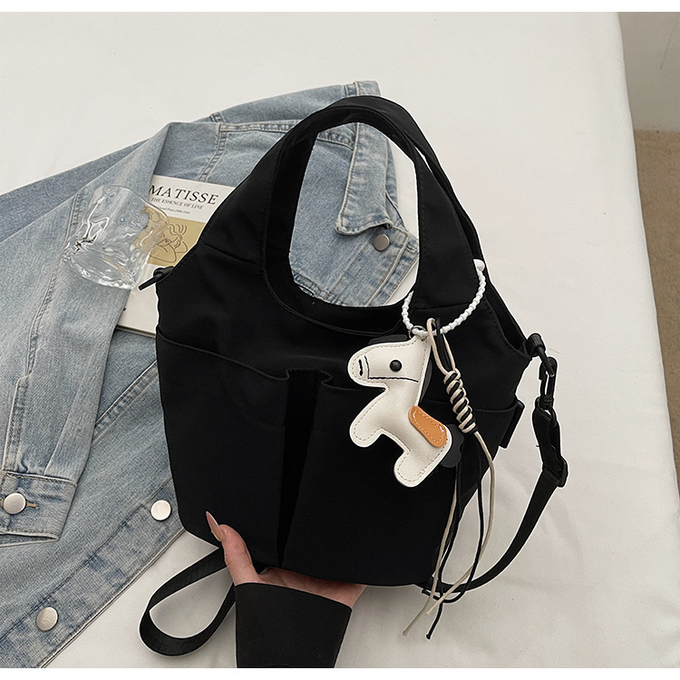 Borsa a tracolla da donna stile cestino casual moda western_voghion.com