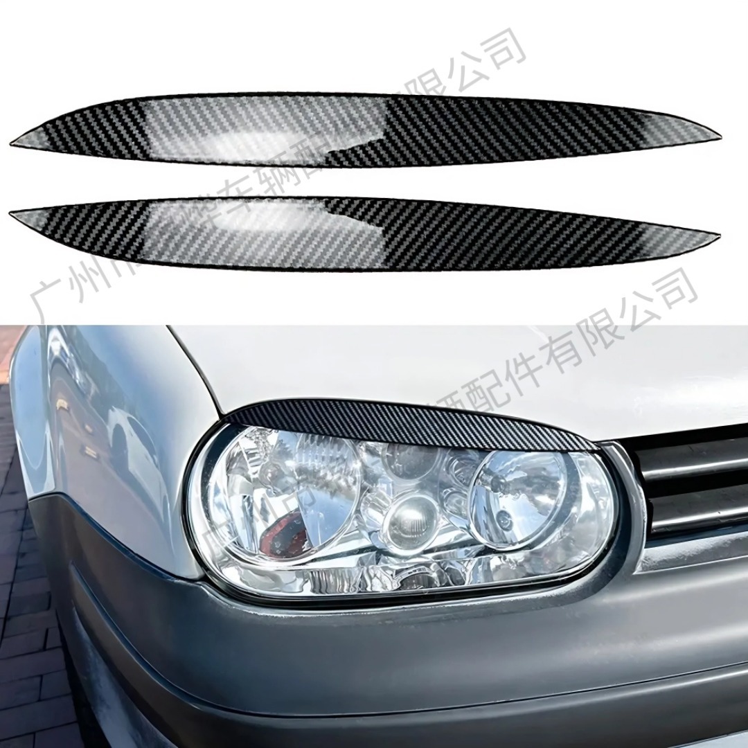 Suitable for 1997-2005 Volkswagen Golf 4 Golf Mk4 Modified Headlight Eyebrow Appearance Decorative Strip Sticker