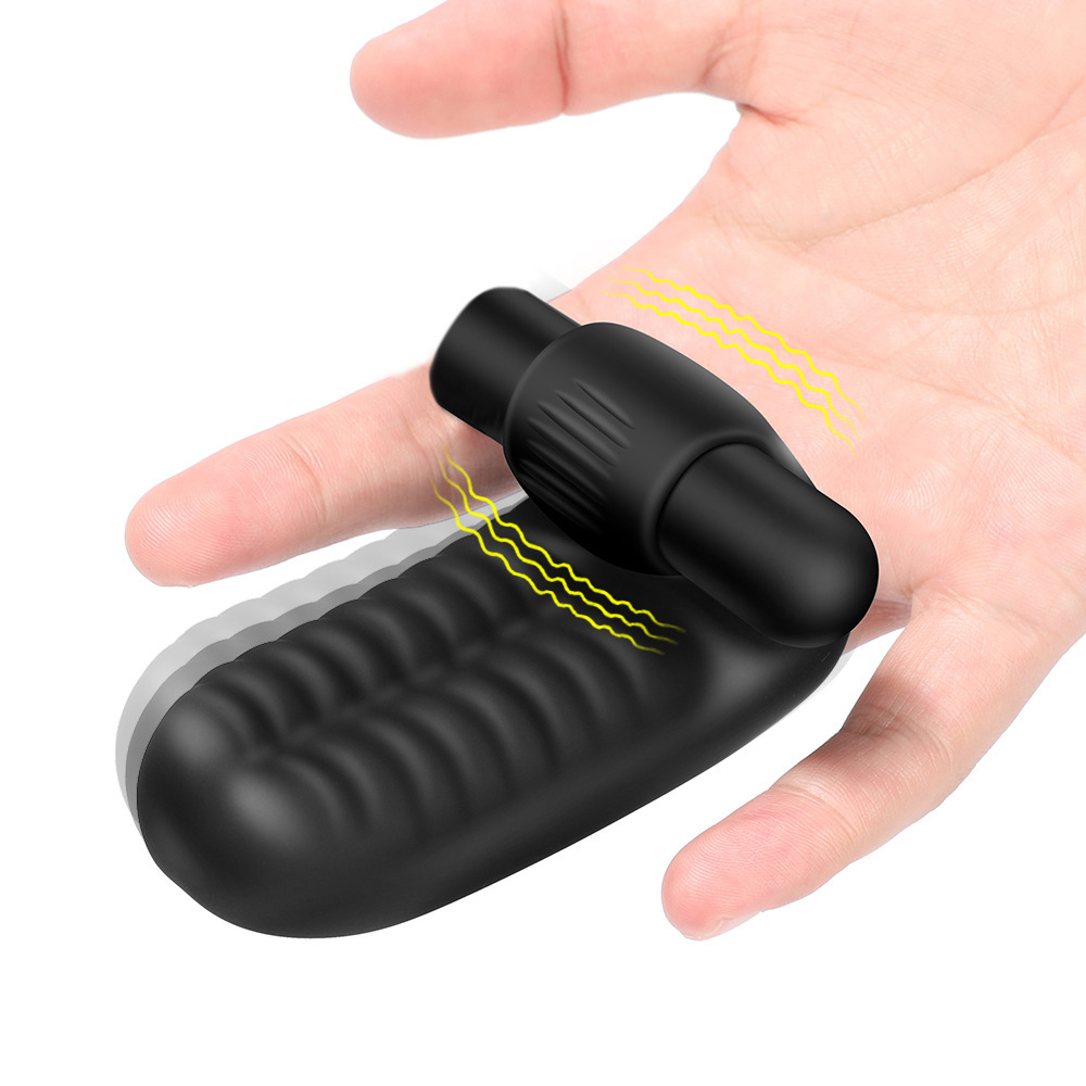 Genopladelig finger vibrator i silikone til par_voghion.com