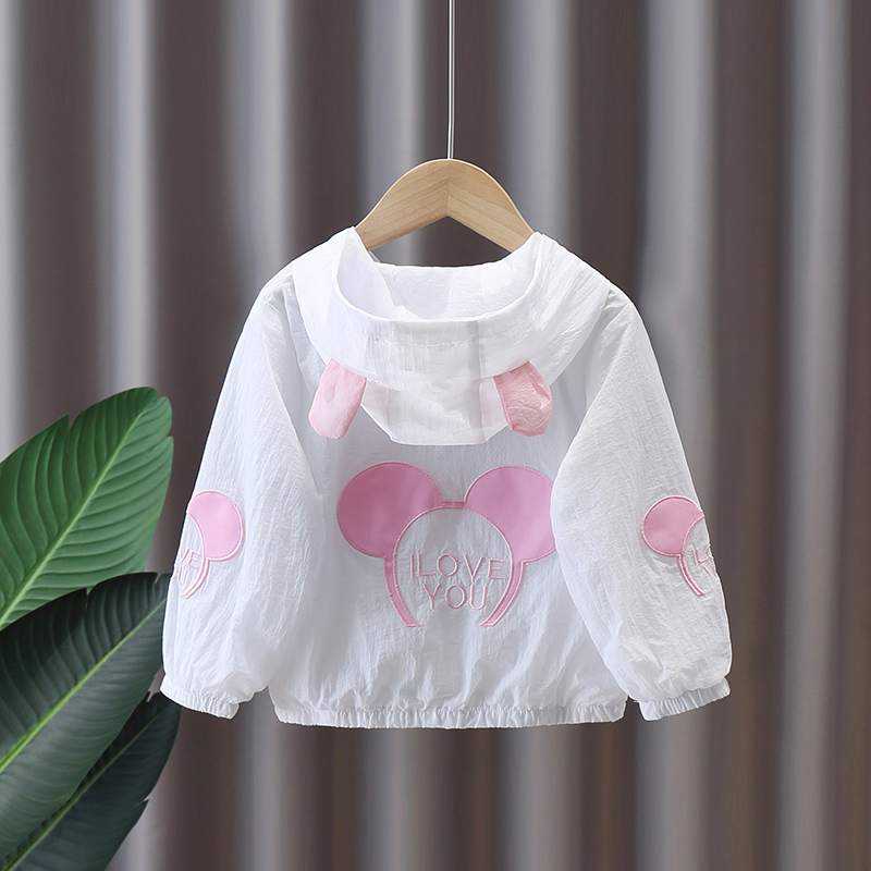 女童夏季防曬衣輕薄嬰兒衣服1-6歲女寶寶夏裝上衣防曬服遮陽外套3