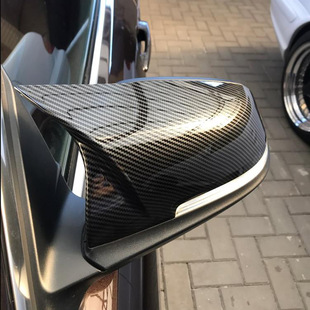 Suitable for BMW 1234 series M2 F30 F32 M modified M3 carbon fiber pattern rearview mirror shell horn AN Cover