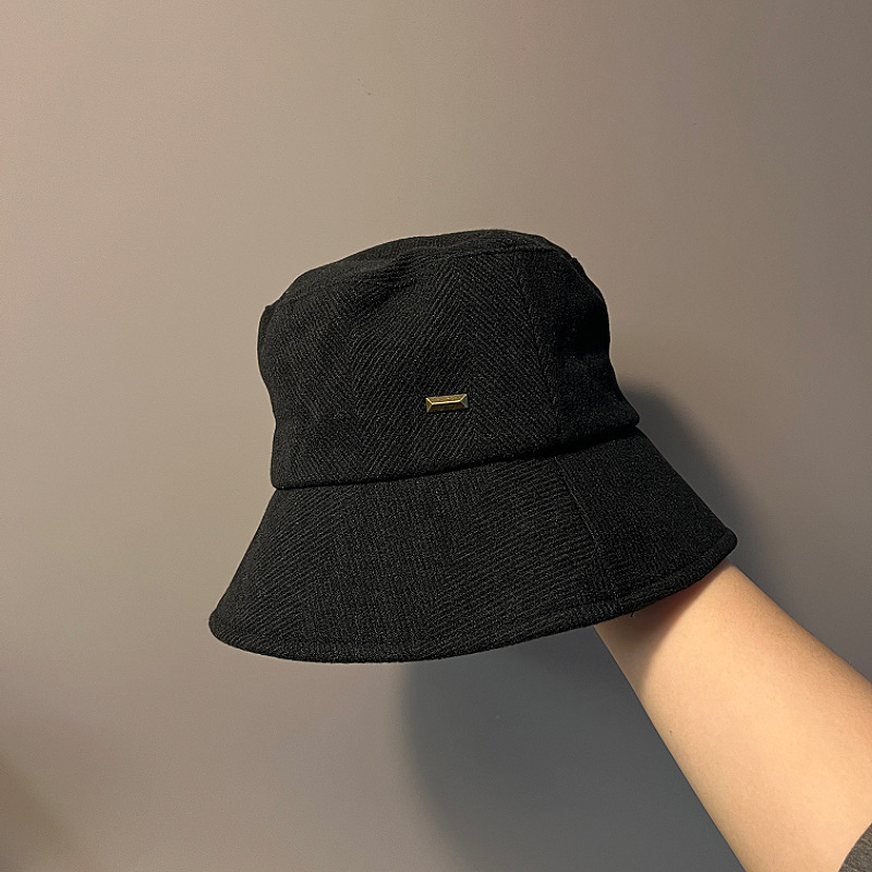 韩版秋冬宽边渔夫帽子女户外保暖高品质盆帽休闲显脸小百搭遮阳帽|undefined