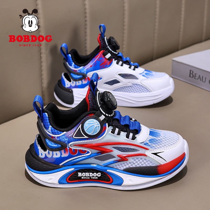 Babudou zapatos deportivos para niñas verano de una sola red hueca zapatos de baloncesto para niños grandes con botones para niños zapatos para correr para niños