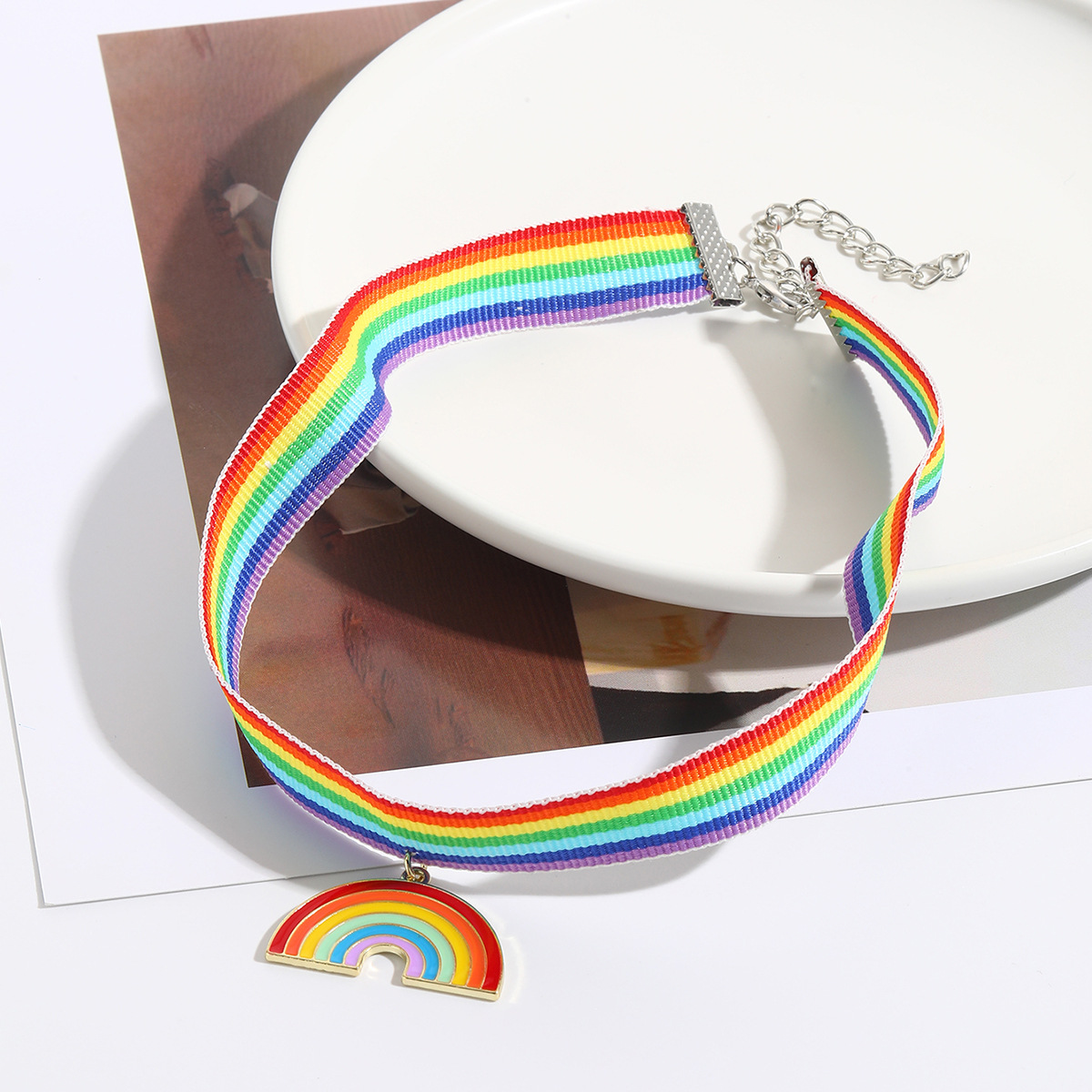 Basic Moderner Stil Klassischer Stil Regenbogen Herzform Türkis Stein Perlen Unisex Armbänder display picture 24